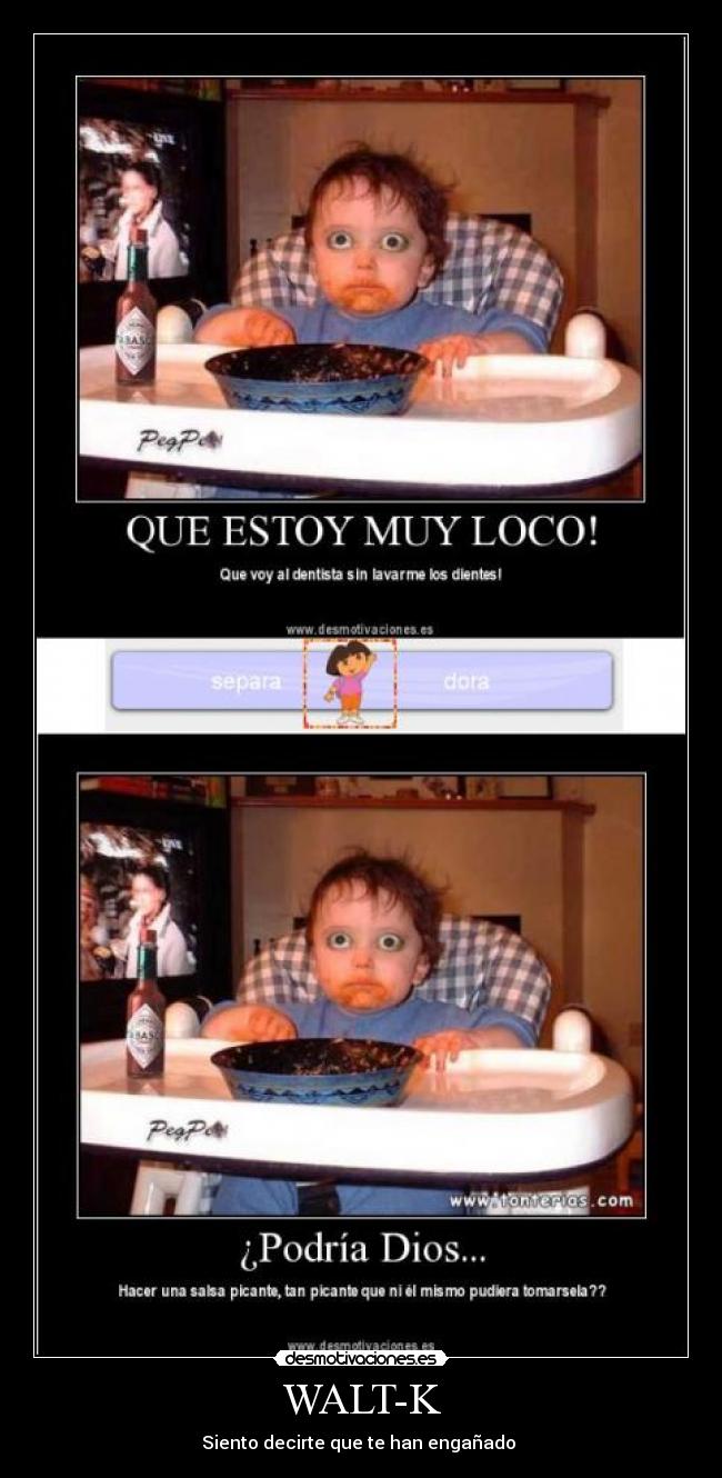 WALT-K - Siento decirte que te han engañado