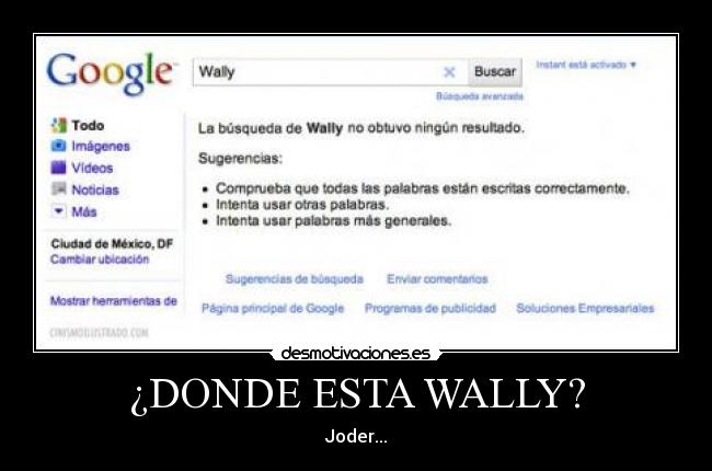 ¿DONDE ESTA WALLY? - 