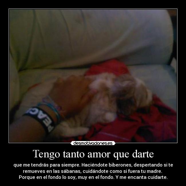 Tengo tanto amor que darte - 