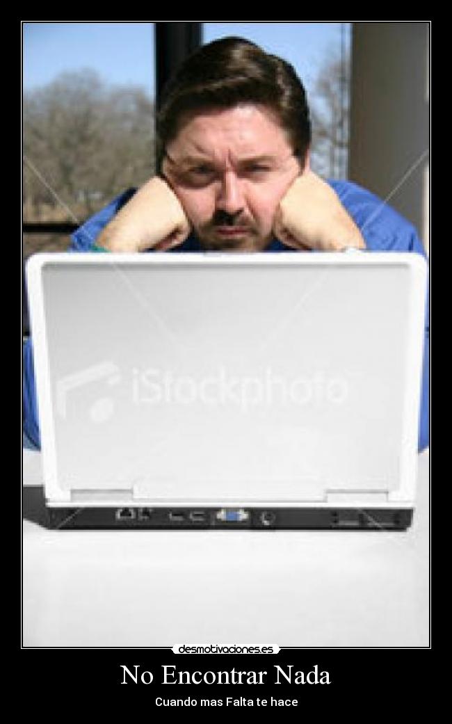 carteles encontrar nada desmotivaciones