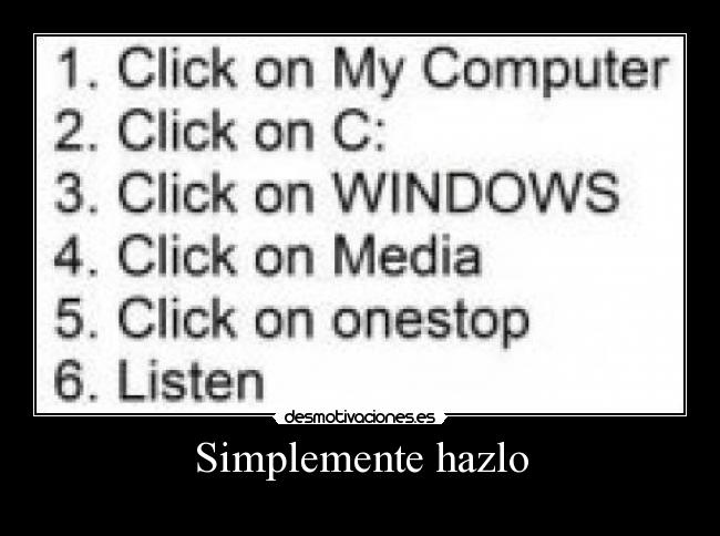 Simplemente hazlo -