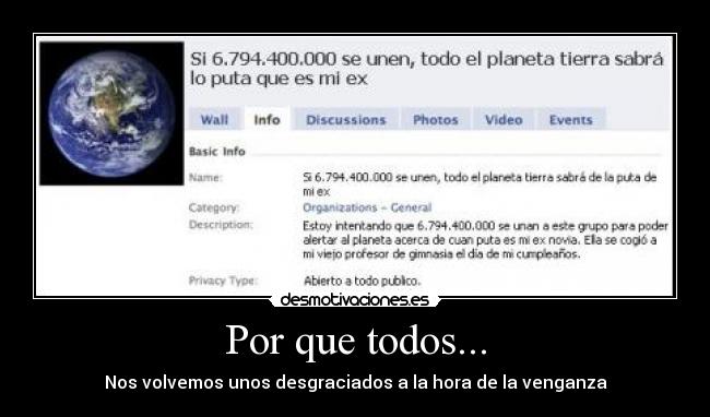 carteles por que todos venganza desmotivaciones