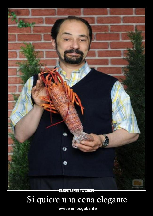 Si quiere una cena elegante -