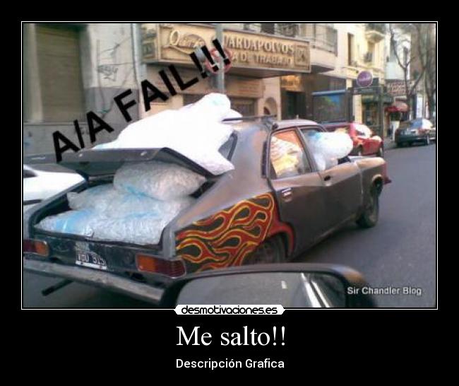 Me salto!! -