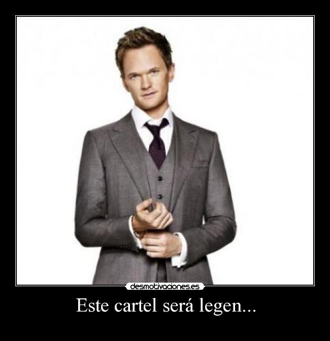 Este cartel será legen... -