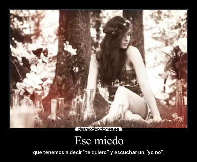 Ese miedo - 