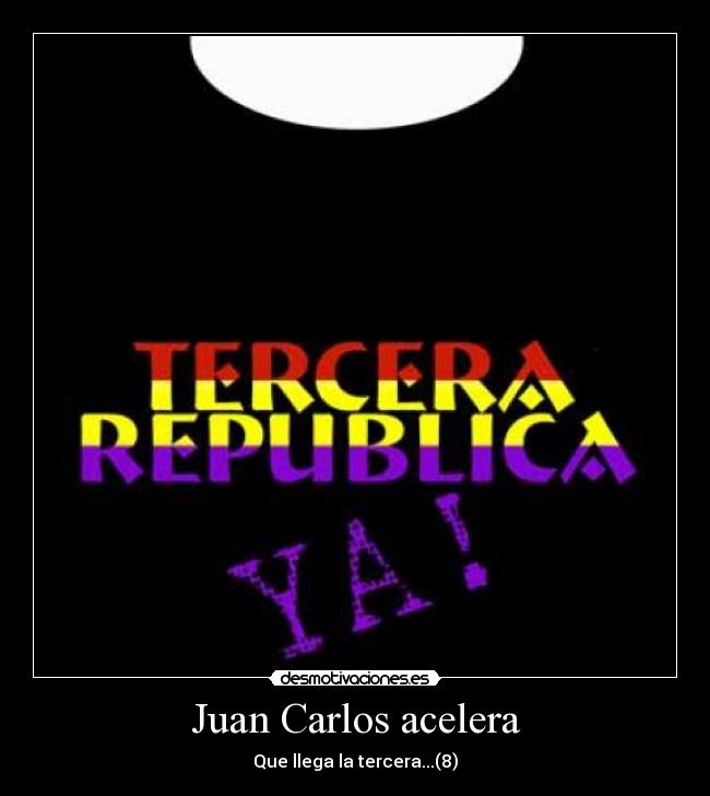 Juan Carlos acelera -