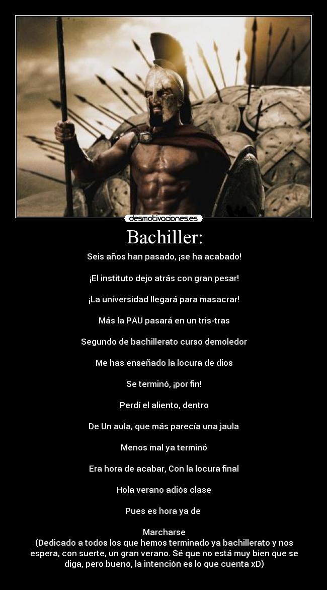 Bachiller: -