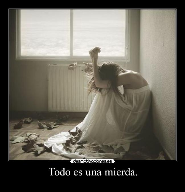 carteles mierda triste desmotivaciones