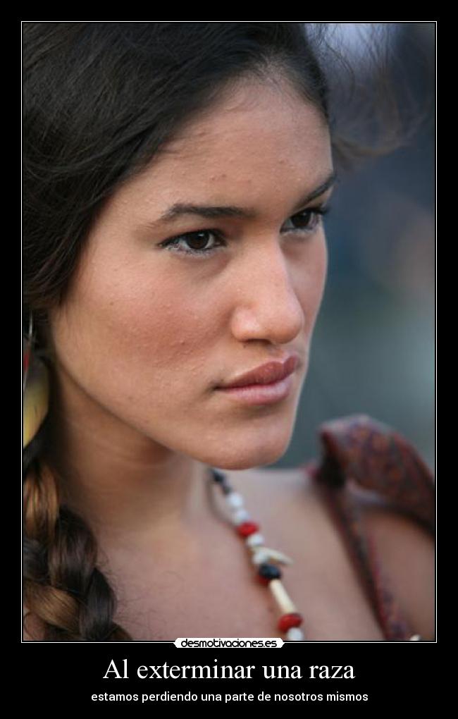 carteles exterminar una raza desmotivaciones