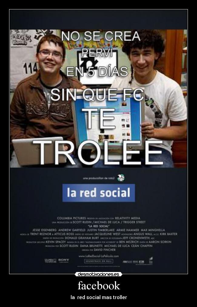 facebook - la red social mas troller