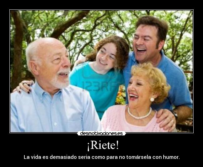 ¡Riete! -