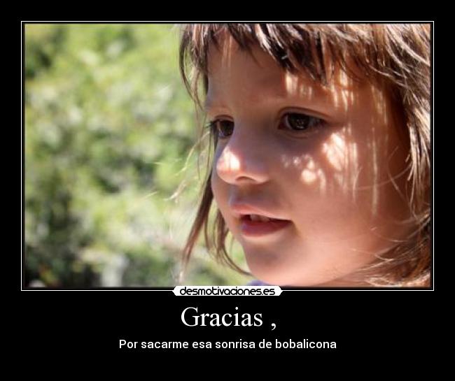 Gracias , - 