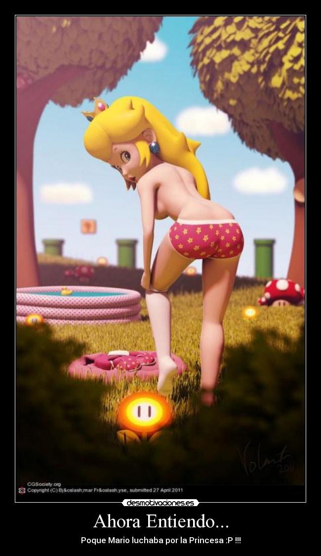 Ahora Entiendo... - Poque Mario luchaba por la Princesa :P !!!