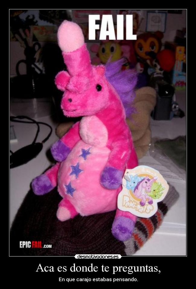 carteles aca donde preguntas desmotivaciones