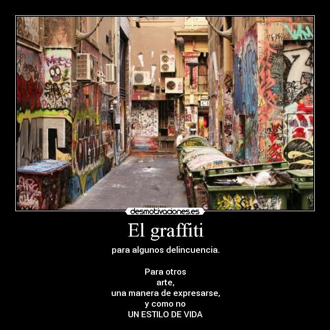 carteles graffiti desmotivaciones