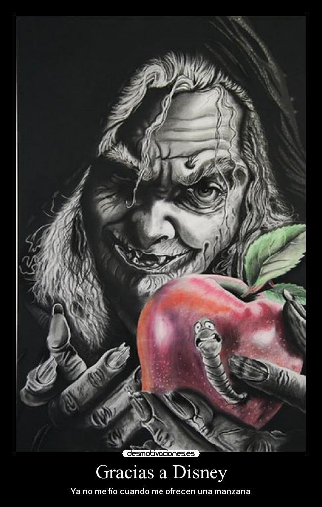 Gracias a Disney - Ya no me fío cuando me ofrecen una manzana
