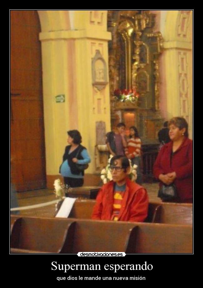 Superman esperando - 