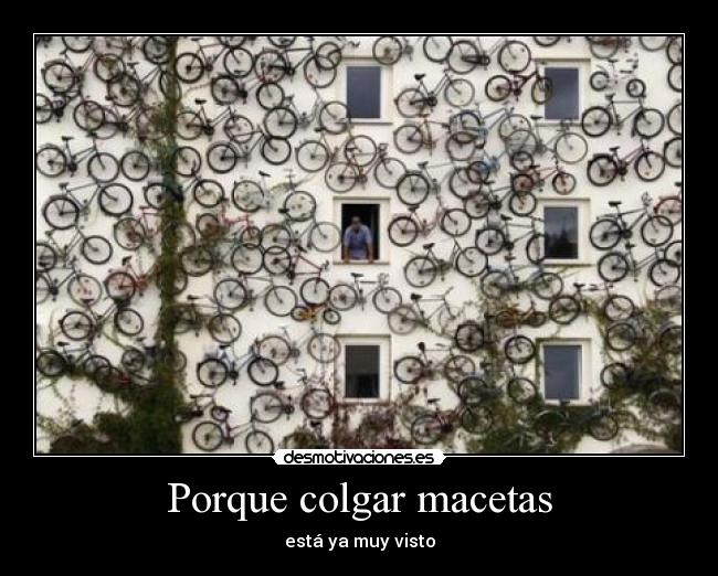 Porque colgar macetas - 