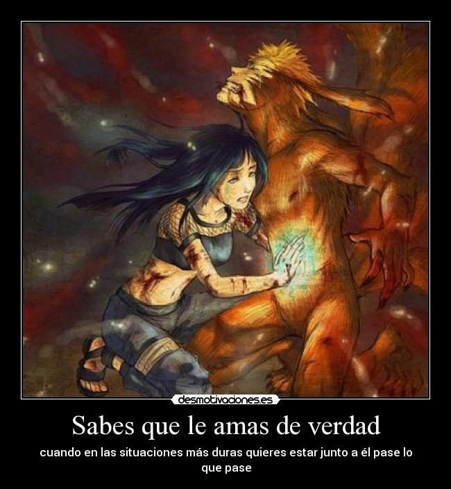 carteles naruto hinata amor situaciones duras desmotivaciones