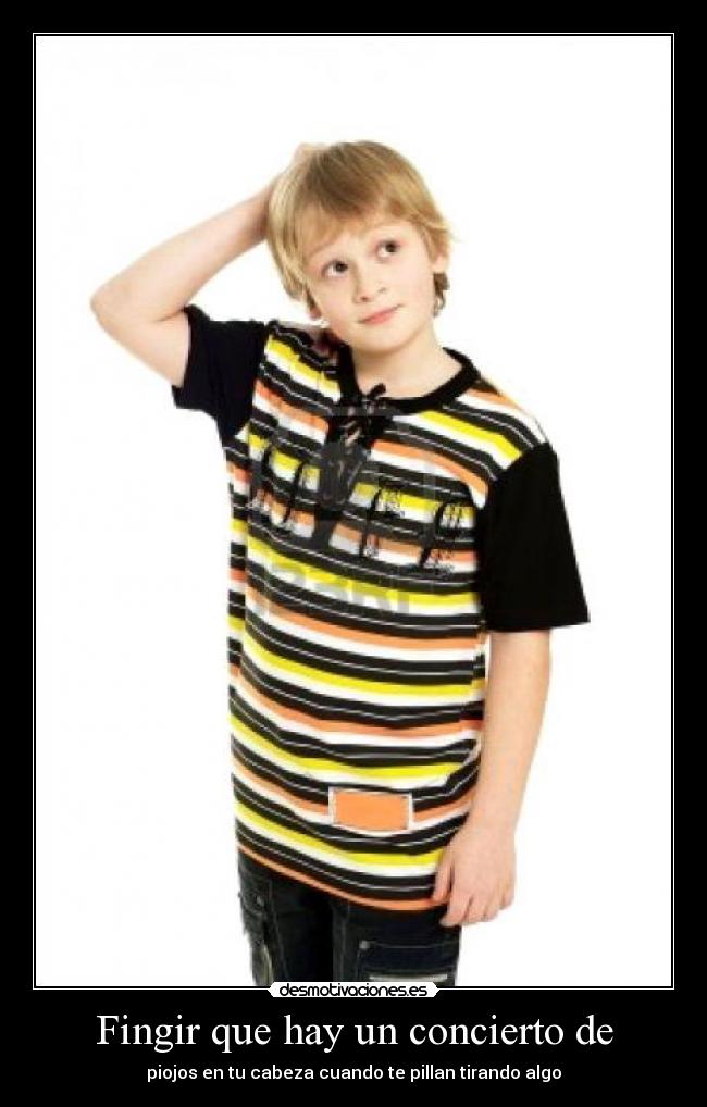 Fingir que hay un concierto de -