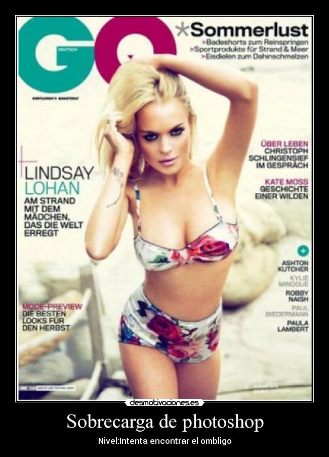 Sobrecarga de photoshop - Nivel:Intenta encontrar el ombligo