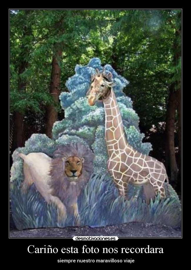 Cariño esta foto nos recordara - 