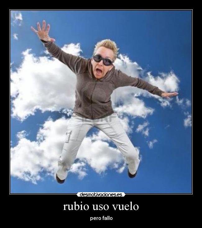 rubio uso vuelo - 