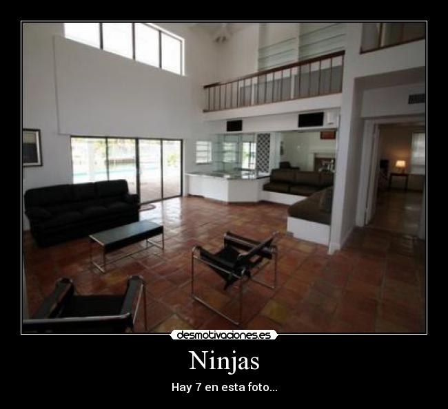 Ninjas - Hay 7 en esta foto...