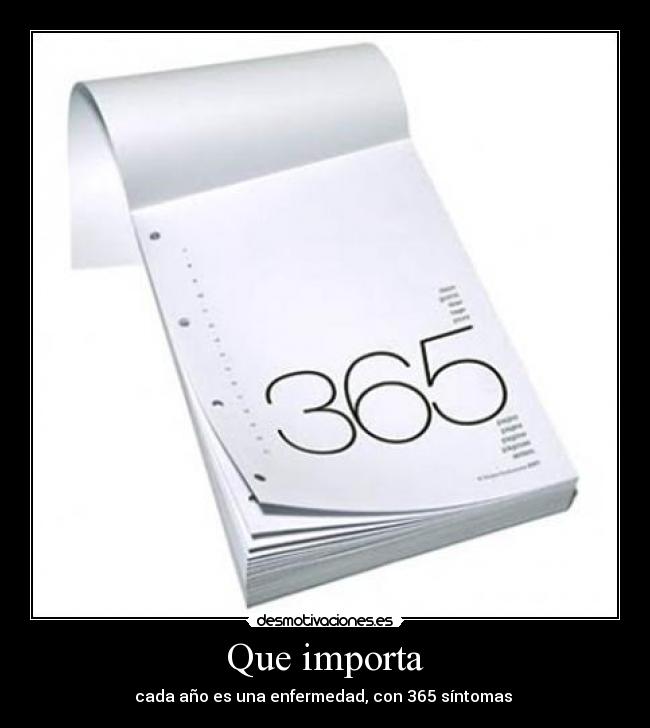 Que importa - 