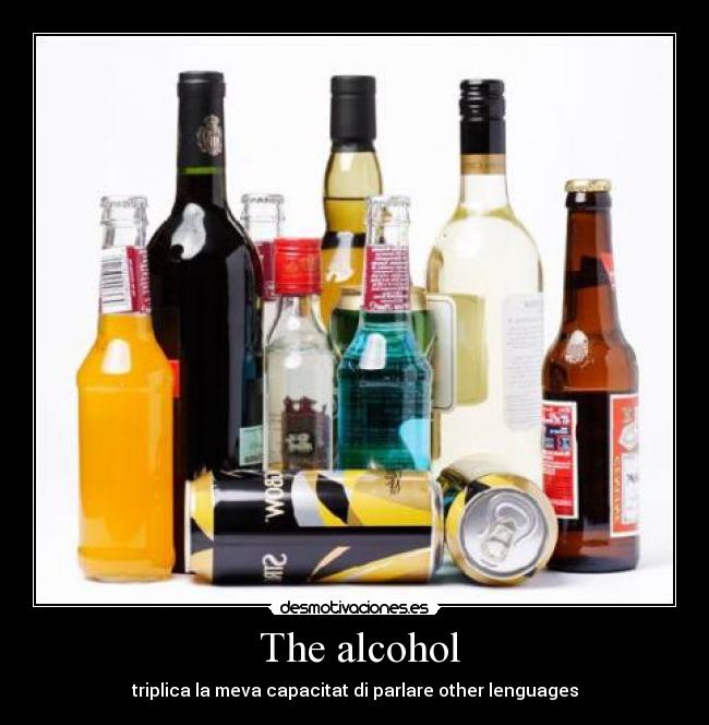 The alcohol -
