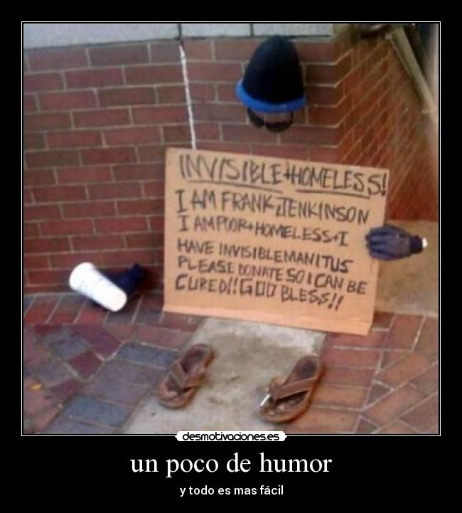 un poco de humor - y todo es mas fácil