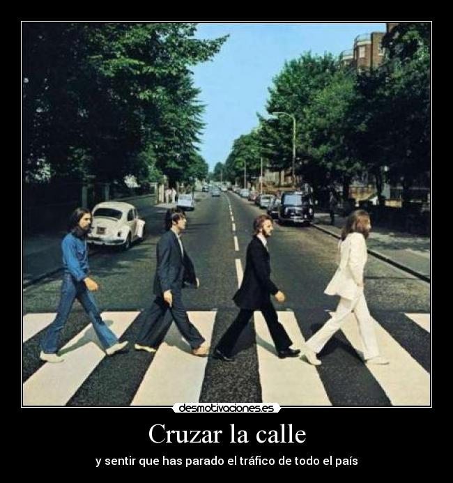 Cruzar la calle -