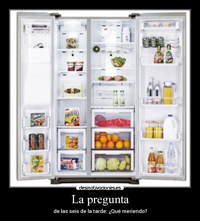 La pregunta - de las seis de la tarde: ¿Qué meriendo?