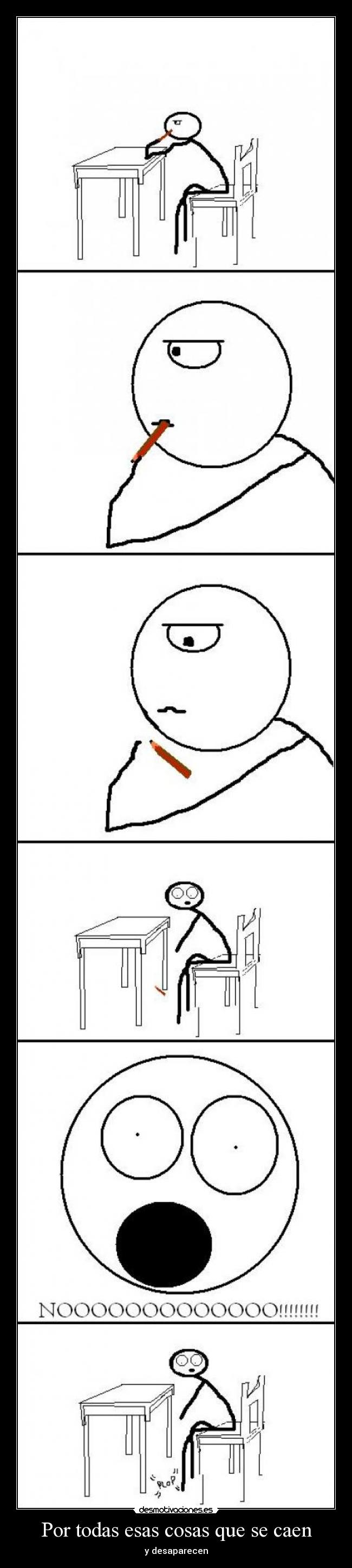 Por todas esas cosas que se caen -