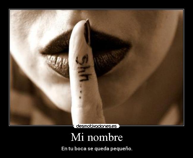 Mi nombre - 