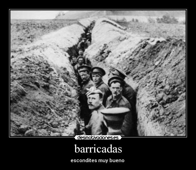 barricadas -