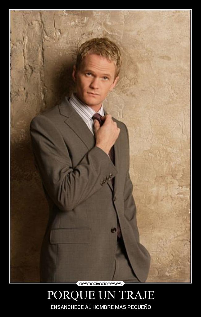 PORQUE UN TRAJE - 