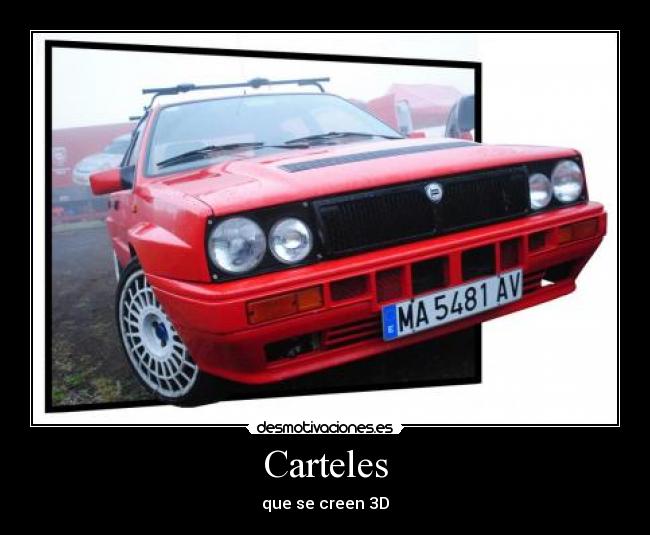Carteles - que se creen 3D