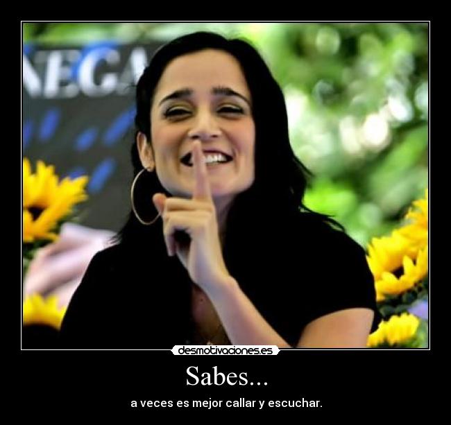 Sabes... - 