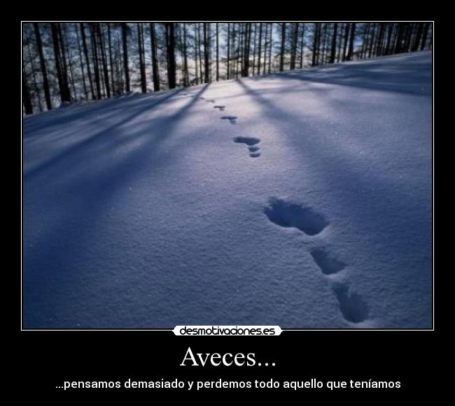 Aveces... - 