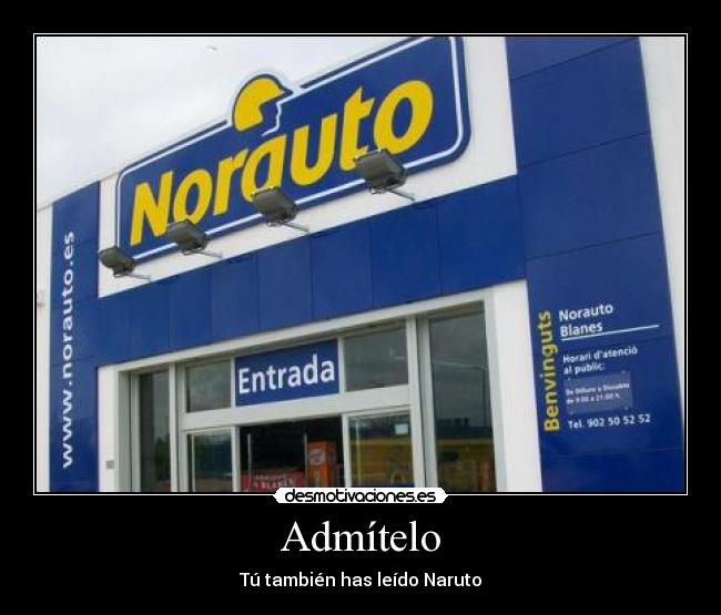 Admítelo - Tú también has leído Naruto