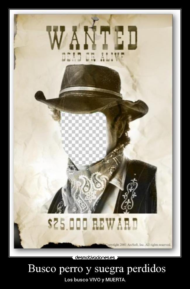 Busco perro y suegra perdidos - Los busco VIVO y MUERTA.