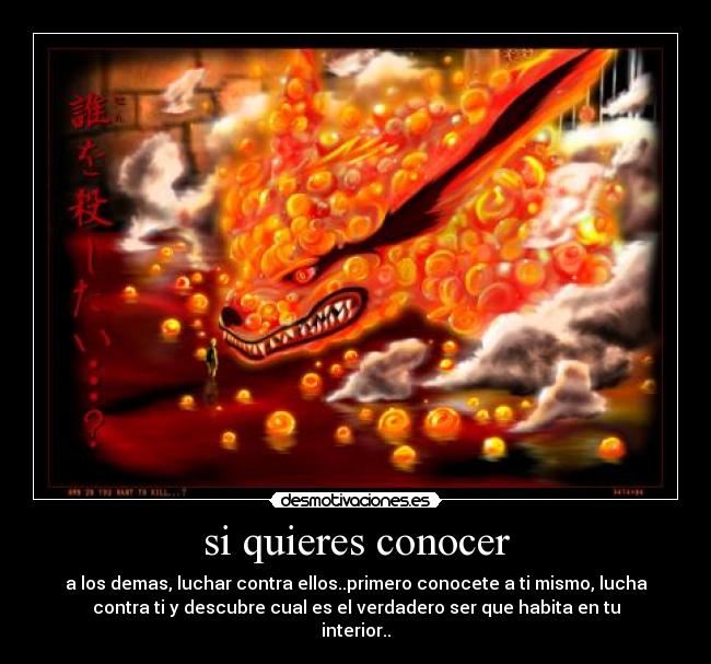 si quieres conocer -