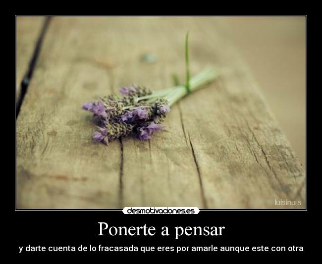 Ponerte a pensar -