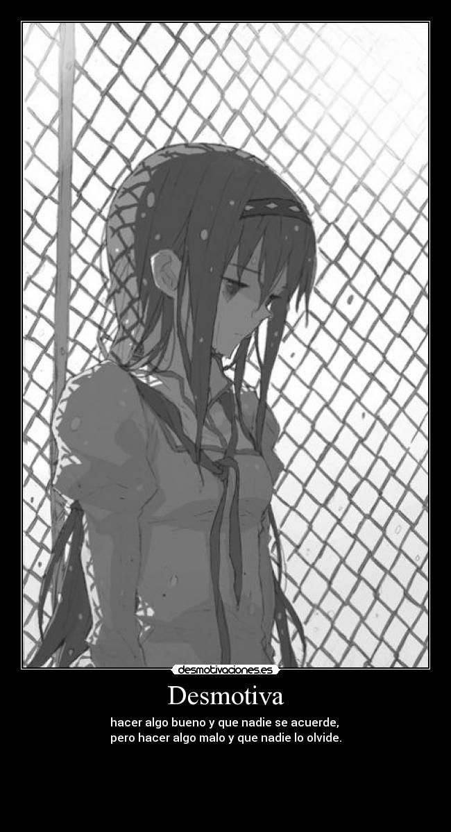 carteles bueno malo anime desmotivaciones