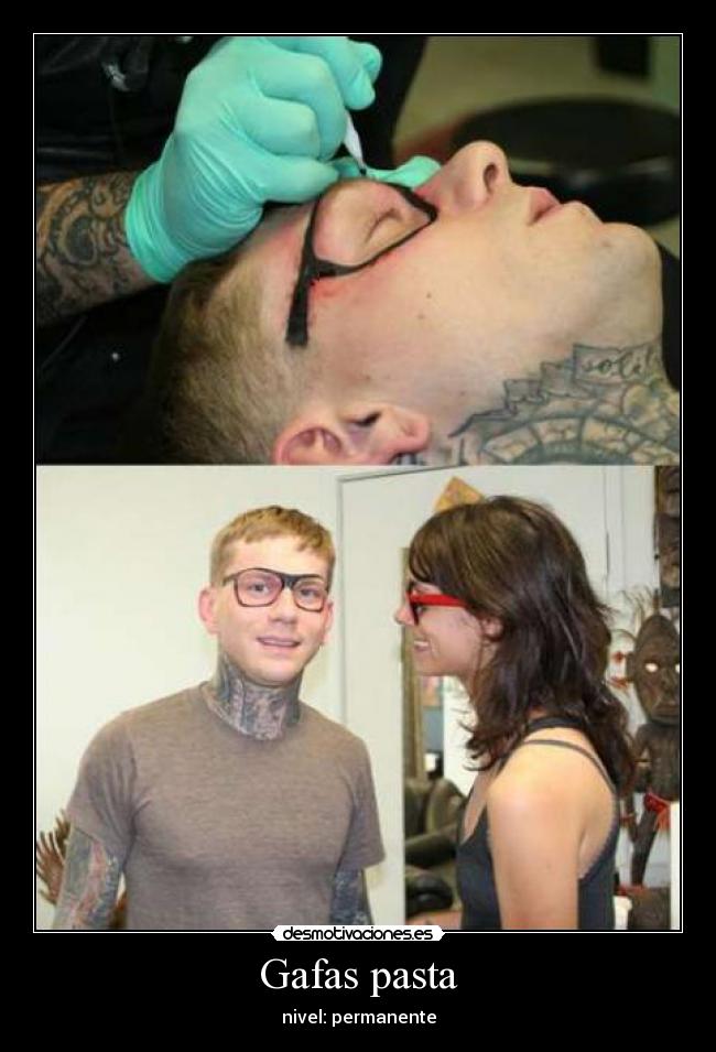 Gafas pasta - nivel: permanente