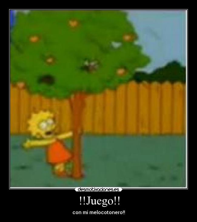 !!Juego!! - con mi melocotonero!!