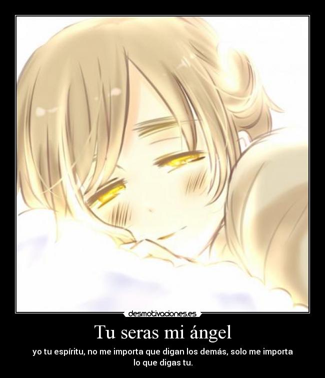 Tu seras mi ángel -