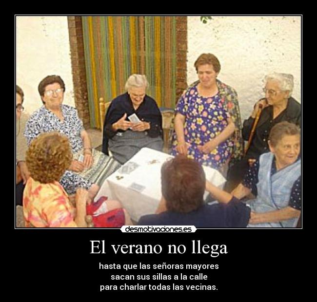 El verano no llega -